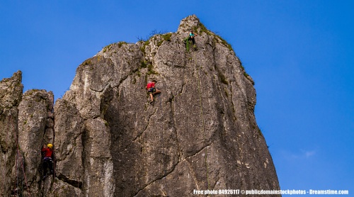 rock climbing small